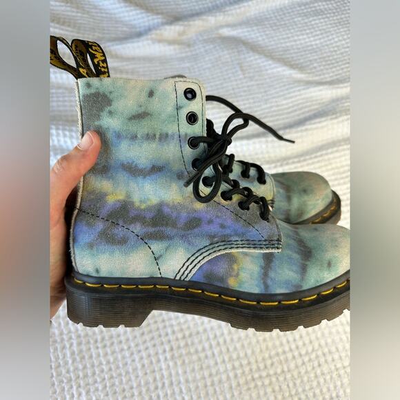 Dr Martens Tie Dye Leather Suede
Lace Up Boots Womens Size 5 - Picture 9 of 15